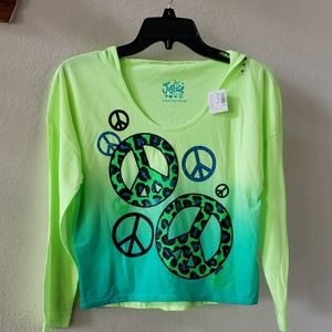 Justice shirt with hood